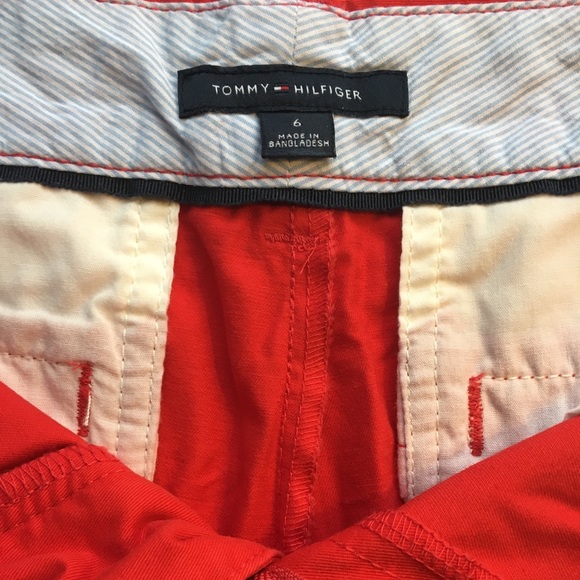 Tommy Hilfiger Red Shorts - Picture 3 of 3
